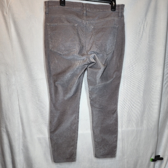 J. CREW velvety grey 9" highrise toothpick pants. - Picture 4 of 14